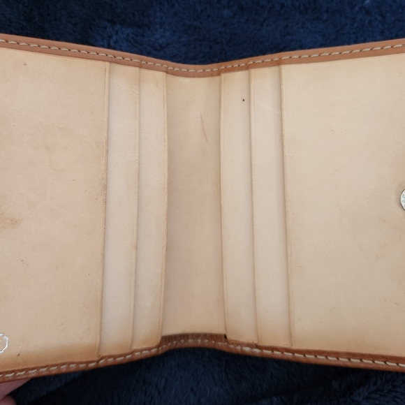 Coach SoHo Leather Handbag & matching Coach SoHo Wallet White Ivory & Tan Brown - Picture 8 of 14